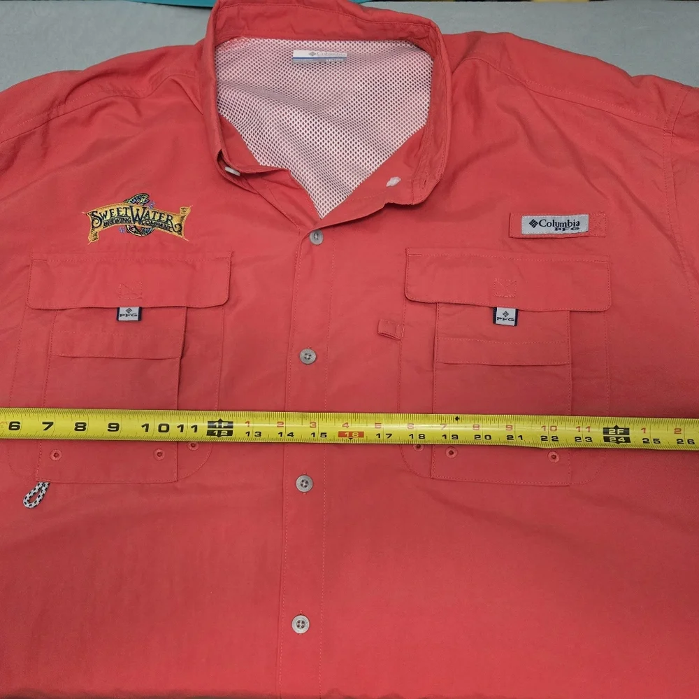 Mens Columbia Sweetwater Brewing Company Fishing Outdoor Xxl Shirt - Picture 9 of 9